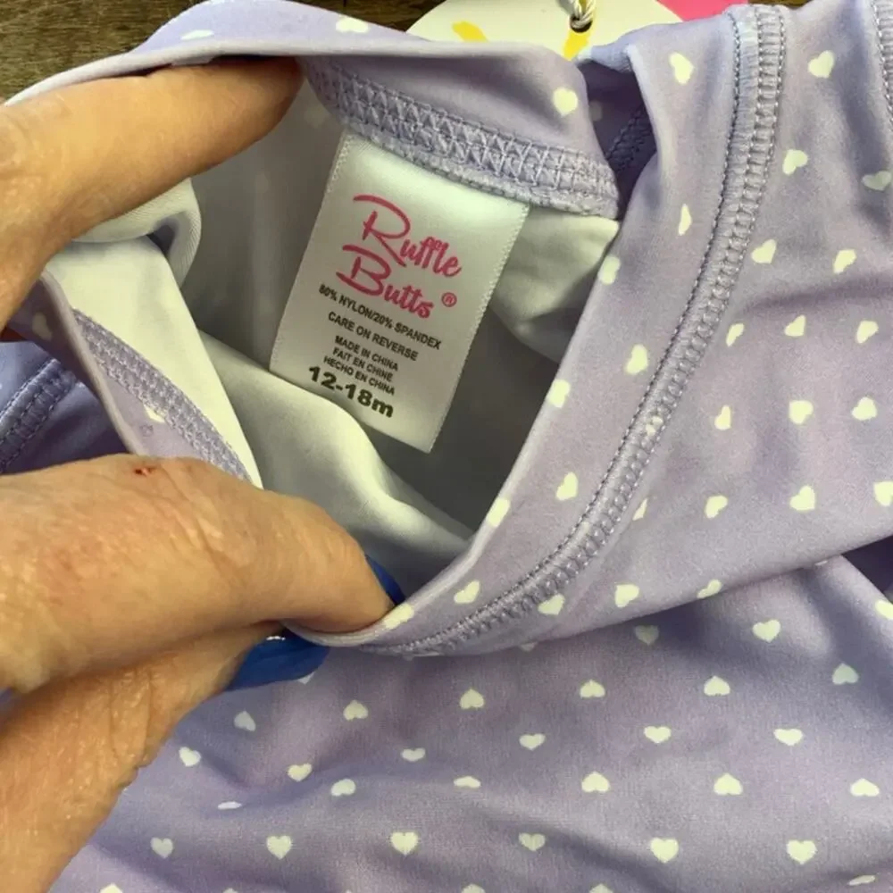Ruffle Butt‎ Lavender 3pc set NWT size  12-18mo - Picture 3 of 6